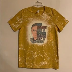 New custom RBG Ruth Bader bleach t-shirt